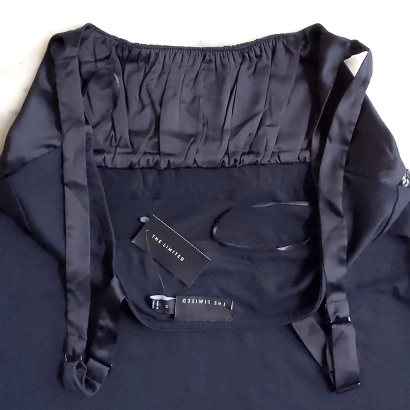 NWT. The Limited Rayon Spandex with Satin Trim and Sparkle Decor Cami. - Picture 7 of 7